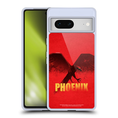 Fantastic Beasts: Secrets of Dumbledore Graphic Badges Phoenix Soft Gel Case for Google Pixel 7
