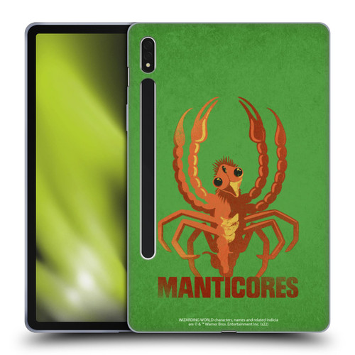 Fantastic Beasts: Secrets of Dumbledore Graphic Badges Manticores Soft Gel Case for Samsung Galaxy Tab S8
