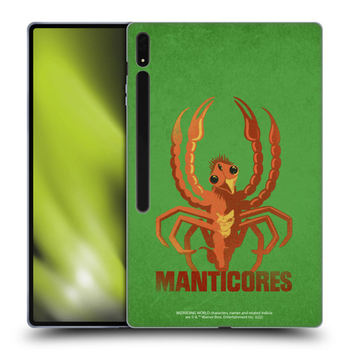 Fantastic Beasts: Secrets of Dumbledore Graphic Badges Manticores Soft Gel Case for Samsung Galaxy Tab S8 Ultra