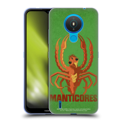 Fantastic Beasts: Secrets of Dumbledore Graphic Badges Manticores Soft Gel Case for Nokia 1.4