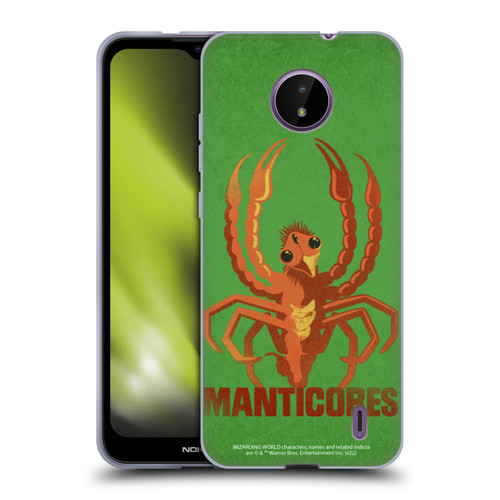 Fantastic Beasts: Secrets of Dumbledore Graphic Badges Manticores Soft Gel Case for Nokia C10 / C20