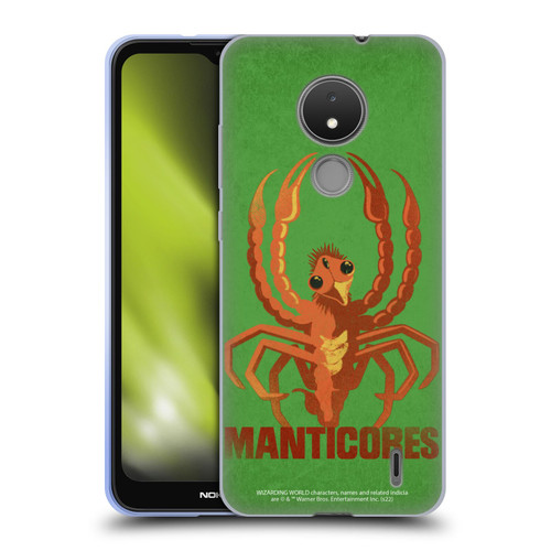 Fantastic Beasts: Secrets of Dumbledore Graphic Badges Manticores Soft Gel Case for Nokia C21