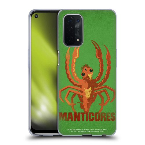 Fantastic Beasts: Secrets of Dumbledore Graphic Badges Manticores Soft Gel Case for OPPO A54 5G