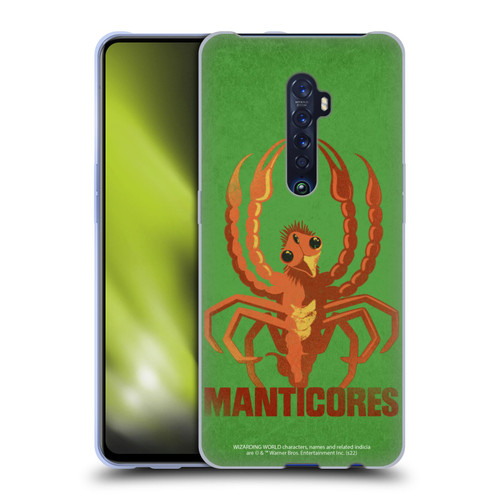 Fantastic Beasts: Secrets of Dumbledore Graphic Badges Manticores Soft Gel Case for OPPO Reno 2