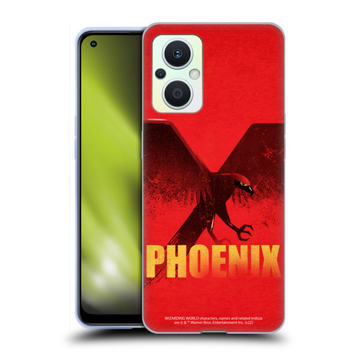 Fantastic Beasts: Secrets of Dumbledore Graphic Badges Phoenix Soft Gel Case for OPPO Reno8 Lite