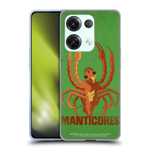 Fantastic Beasts: Secrets of Dumbledore Graphic Badges Manticores Soft Gel Case for OPPO Reno8 Pro