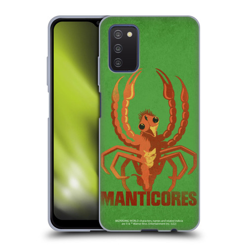 Fantastic Beasts: Secrets of Dumbledore Graphic Badges Manticores Soft Gel Case for Samsung Galaxy A03s (2021)