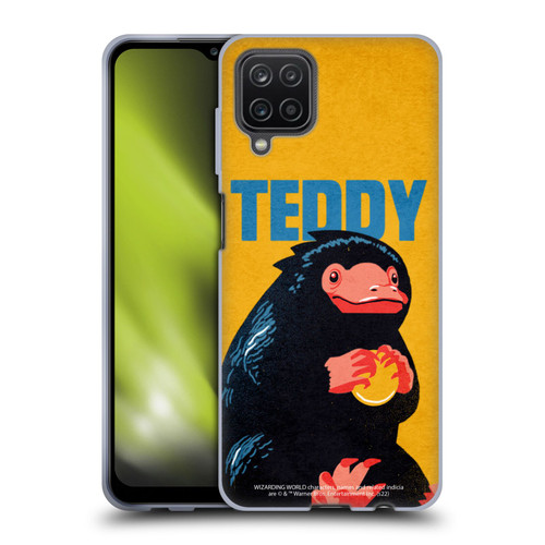 Fantastic Beasts: Secrets of Dumbledore Graphic Badges Teddy Soft Gel Case for Samsung Galaxy A12 (2020)