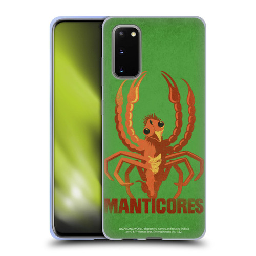 Fantastic Beasts: Secrets of Dumbledore Graphic Badges Manticores Soft Gel Case for Samsung Galaxy S20 / S20 5G