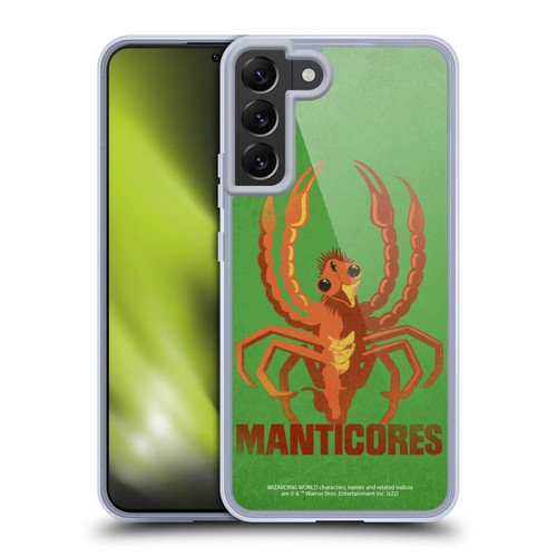 Fantastic Beasts: Secrets of Dumbledore Graphic Badges Manticores Soft Gel Case for Samsung Galaxy S22+ 5G