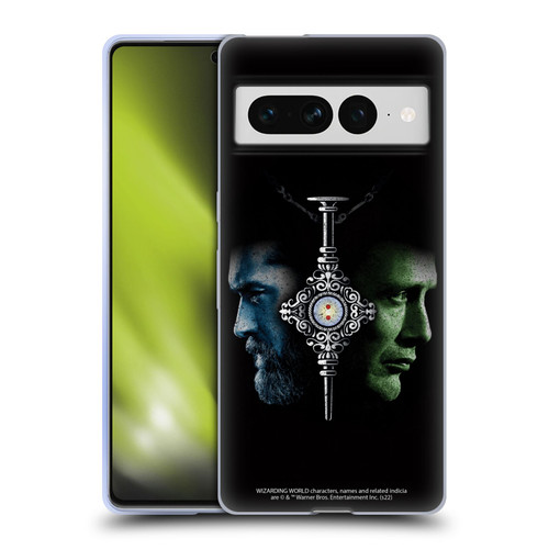 Fantastic Beasts: Secrets of Dumbledore Graphic Core Dumbledore And Grindelwald Soft Gel Case for Google Pixel 7 Pro