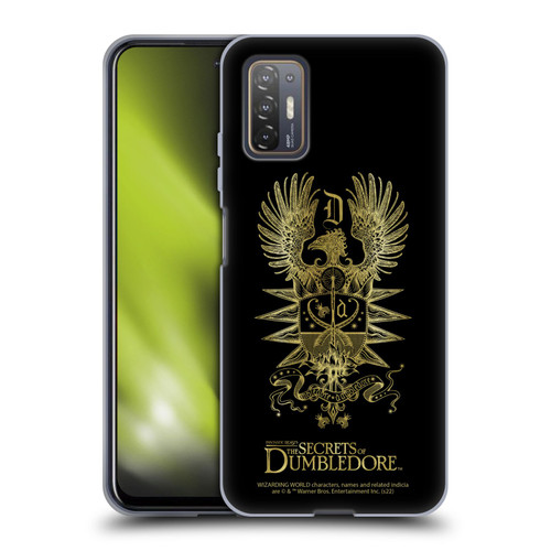 Fantastic Beasts: The Secrets of Dumbledore Graphics Dumbledore's Crest Soft Gel Case for HTC Desire 21 Pro 5G