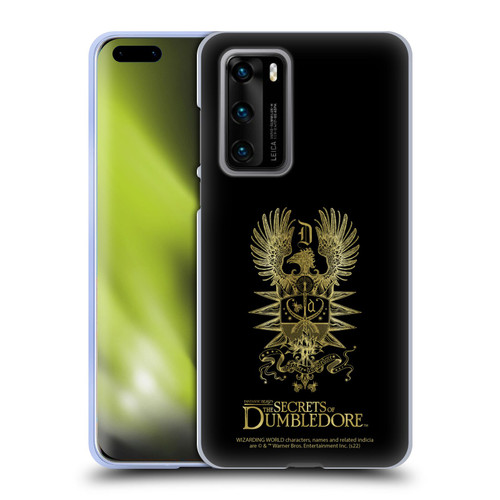 Fantastic Beasts: The Secrets of Dumbledore Graphics Dumbledore's Crest Soft Gel Case for Huawei P40 5G