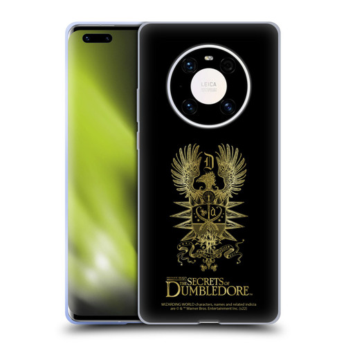 Fantastic Beasts: The Secrets of Dumbledore Graphics Dumbledore's Crest Soft Gel Case for Huawei Mate 40 Pro 5G