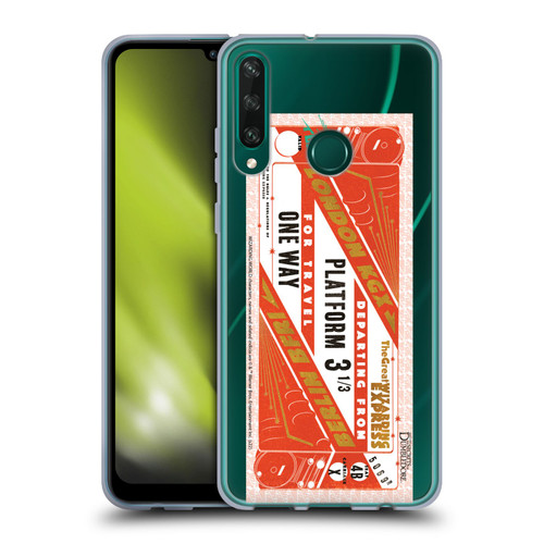 Fantastic Beasts: Secrets of Dumbledore Graphics Train Ticket Soft Gel Case for Huawei Y6p