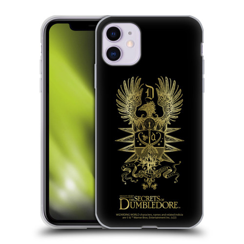 Fantastic Beasts: The Secrets of Dumbledore Graphics Dumbledore's Crest Soft Gel Case for Apple iPhone 11