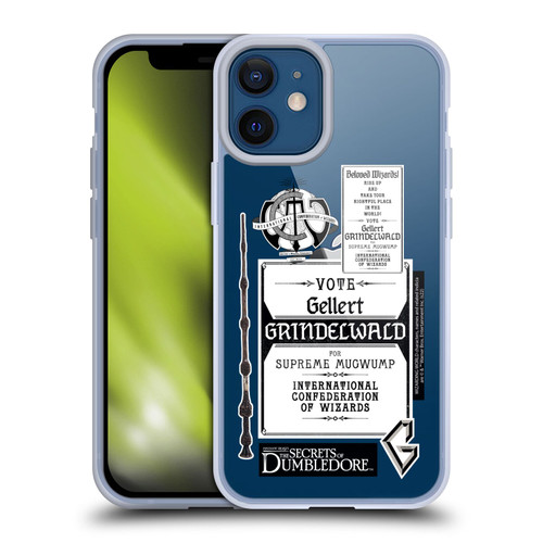 Fantastic Beasts: Secrets of Dumbledore Graphics Gellert Grindelwald Soft Gel Case for Apple iPhone 12 Mini