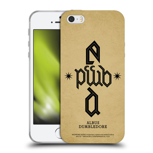 Fantastic Beasts: Secrets of Dumbledore Graphics Dumbledore's Monogram Soft Gel Case for Apple iPhone 5 / 5s / iPhone SE 2016