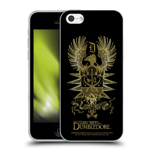 Fantastic Beasts: The Secrets of Dumbledore Graphics Dumbledore's Crest Soft Gel Case for Apple iPhone 5c