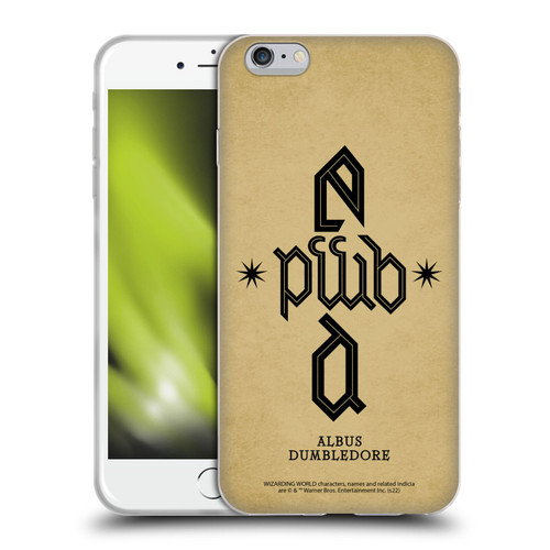 Fantastic Beasts: Secrets of Dumbledore Graphics Dumbledore's Monogram Soft Gel Case for Apple iPhone 6 Plus / iPhone 6s Plus
