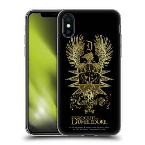 Fantastic Beasts: The Secrets of Dumbledore Graphics Dumbledore's Crest Soft Gel Case for Apple iPhone X / iPhone XS