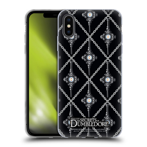 Fantastic Beasts: Secrets of Dumbledore Graphics Blood Troth Pattern Soft Gel Case for Apple iPhone XS Max