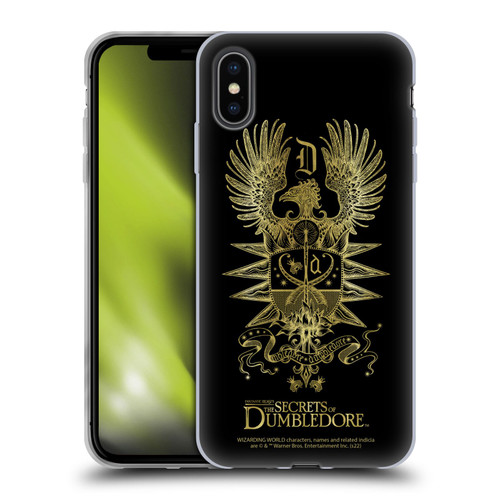 Fantastic Beasts: The Secrets of Dumbledore Graphics Dumbledore's Crest Soft Gel Case for Apple iPhone XS Max