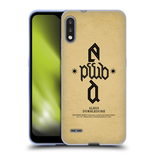 Fantastic Beasts: Secrets of Dumbledore Graphics Dumbledore's Monogram Soft Gel Case for LG K22