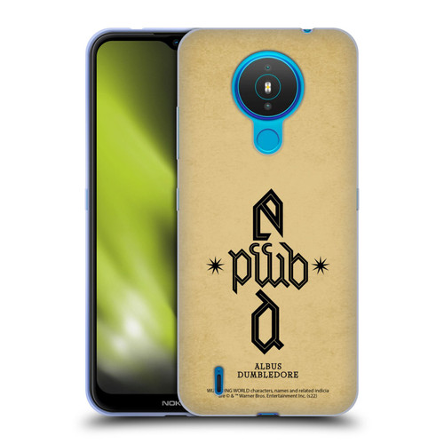 Fantastic Beasts: Secrets of Dumbledore Graphics Dumbledore's Monogram Soft Gel Case for Nokia 1.4