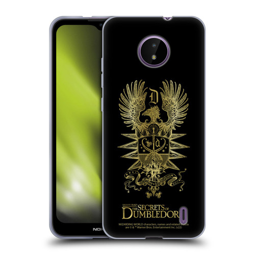 Fantastic Beasts: The Secrets of Dumbledore Graphics Dumbledore's Crest Soft Gel Case for Nokia C10 / C20