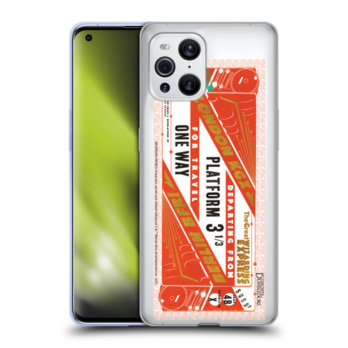 Fantastic Beasts: Secrets of Dumbledore Graphics Train Ticket Soft Gel Case for OPPO Find X3 / Pro