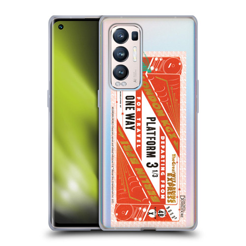 Fantastic Beasts: Secrets of Dumbledore Graphics Train Ticket Soft Gel Case for OPPO Find X3 Neo / Reno5 Pro+ 5G