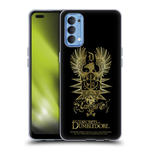 Fantastic Beasts: The Secrets of Dumbledore Graphics Dumbledore's Crest Soft Gel Case for OPPO Reno 4 5G