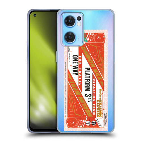 Fantastic Beasts: Secrets of Dumbledore Graphics Train Ticket Soft Gel Case for OPPO Reno7 5G / Find X5 Lite