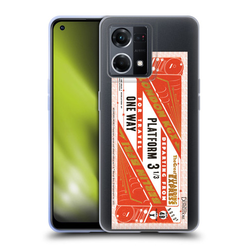 Fantastic Beasts: Secrets of Dumbledore Graphics Train Ticket Soft Gel Case for OPPO Reno8 4G