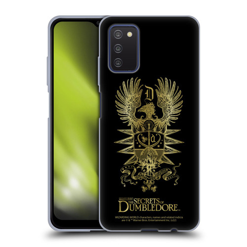 Fantastic Beasts: The Secrets of Dumbledore Graphics Dumbledore's Crest Soft Gel Case for Samsung Galaxy A03s (2021)