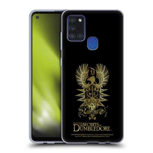 Fantastic Beasts: The Secrets of Dumbledore Graphics Dumbledore's Crest Soft Gel Case for Samsung Galaxy A21s (2020)