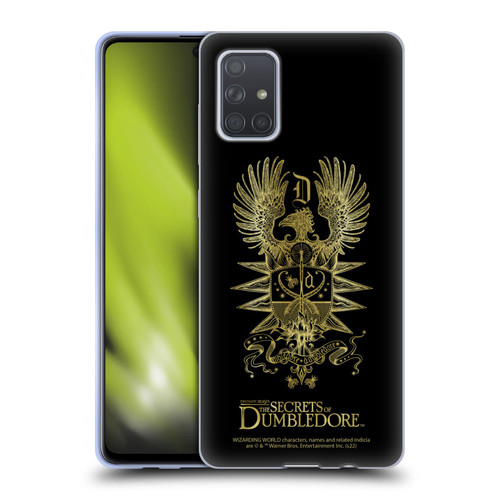 Fantastic Beasts: The Secrets of Dumbledore Graphics Dumbledore's Crest Soft Gel Case for Samsung Galaxy A71 (2019)
