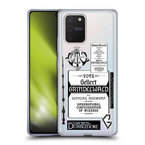 Fantastic Beasts: Secrets of Dumbledore Graphics Gellert Grindelwald Soft Gel Case for Samsung Galaxy S10 Lite