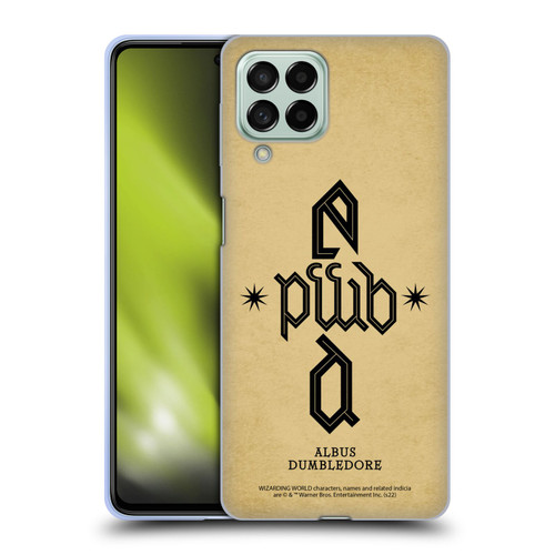 Fantastic Beasts: Secrets of Dumbledore Graphics Dumbledore's Monogram Soft Gel Case for Samsung Galaxy M53 (2022)