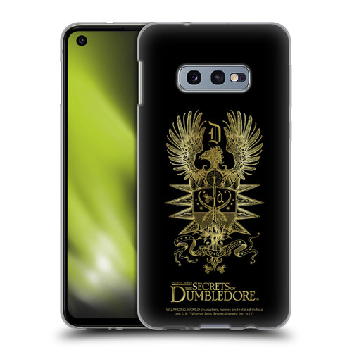 Fantastic Beasts: The Secrets of Dumbledore Graphics Dumbledore's Crest Soft Gel Case for Samsung Galaxy S10e