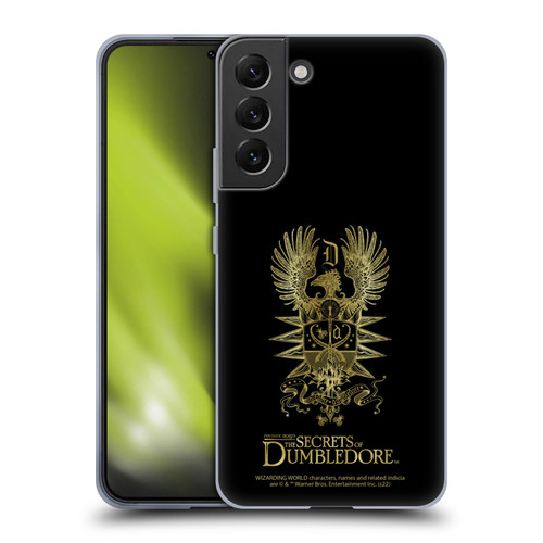 Fantastic Beasts: The Secrets of Dumbledore Graphics Dumbledore's Crest Soft Gel Case for Samsung Galaxy S22+ 5G