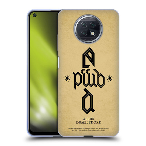 Fantastic Beasts: Secrets of Dumbledore Graphics Dumbledore's Monogram Soft Gel Case for Xiaomi Redmi Note 9T 5G
