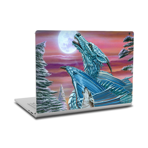 Ed Beard Jr Dragons Moon Song Wolf Moon Vinyl Sticker Skin Decal Cover for Microsoft Surface Book 2