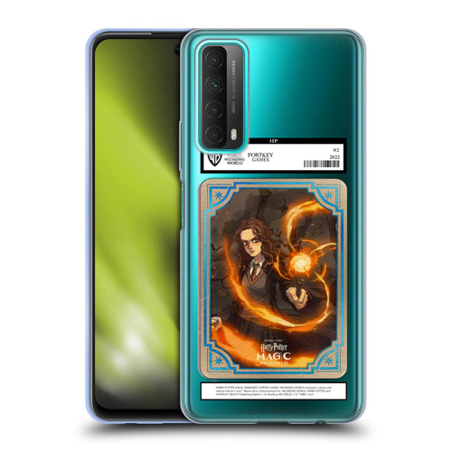 Harry Potter: Magic Awakened Characters Hermione Card Soft Gel Case for Huawei P Smart (2021)