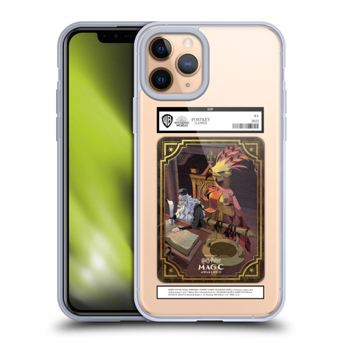 Harry Potter: Magic Awakened Characters Dumbledore Card Soft Gel Case for Apple iPhone 11 Pro