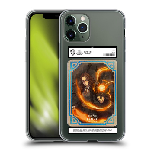 Harry Potter: Magic Awakened Characters Hermione Card Soft Gel Case for Apple iPhone 11 Pro