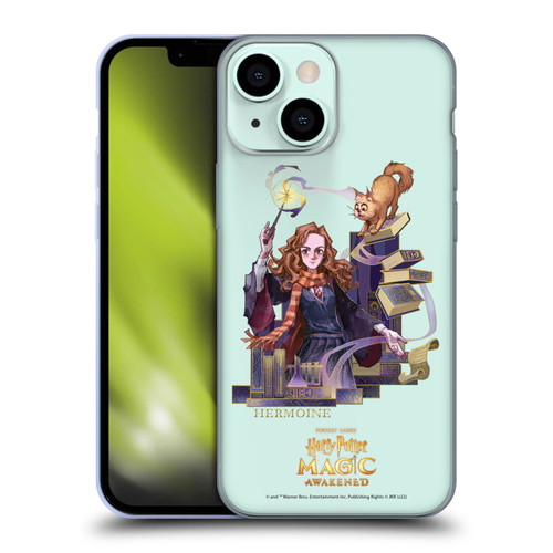 Harry Potter: Magic Awakened Characters Hermione Soft Gel Case for Apple iPhone 13 Mini