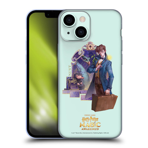 Harry Potter: Magic Awakened Characters Newt Soft Gel Case for Apple iPhone 13 Mini