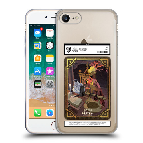 Harry Potter: Magic Awakened Characters Dumbledore Card Soft Gel Case for Apple iPhone 7 / 8 / SE 2020 & 2022
